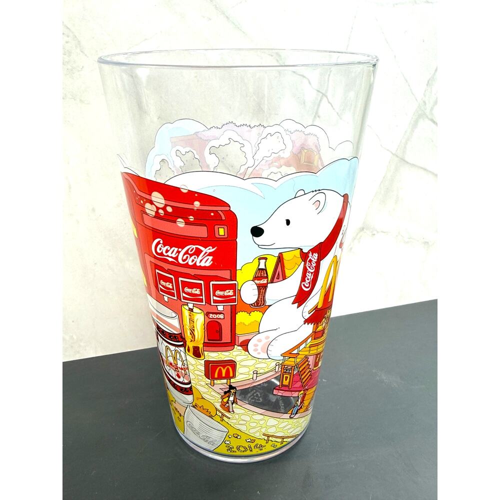 2024 McDonald's Collector's Meal Edition Coke Cola Drinking Plastic Glass